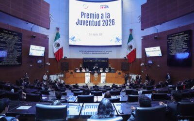Entregan en el Senado Premio a la Juventud 2026