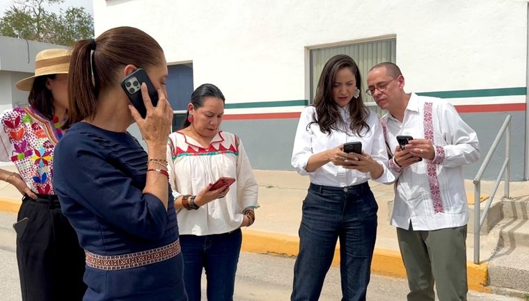 Simulacros «permiten identificar áreas de mejora, fortalecer nuestros protocolos y preparados para proteger a nuestras familias y comunidades»: Sheinbaum