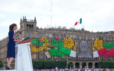 Sheinbaum cierra su gira nacional en el Zócalo a dos años de su gobierno: «Los mexicanos no queremos injerencias»