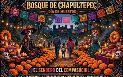 BOSQUE DE CHAPULTEPEC CELEBRARÁ EL DÍA DE MUERTOS CON ACTIVIDADES GRATUITAS EN “EL SENDERO DEL CEMPASÚCHIL”