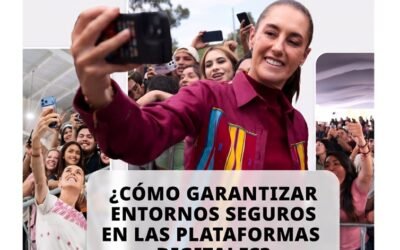 “Las plataformas deben ser espacios seguros”, señala Sheinbaum en transmisión en vivo por redes sociales