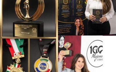 MARIE ACCOGLI, RECIBE TRES ESTRELLAS DE ORO EN EL  SENADO